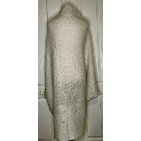 Soft Surroundings Wrap Shrug Sweater Women’s One Size Knit Cream - Picture 2 of 5